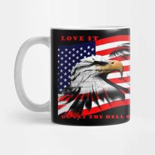 American Flag I Love The USA Mug